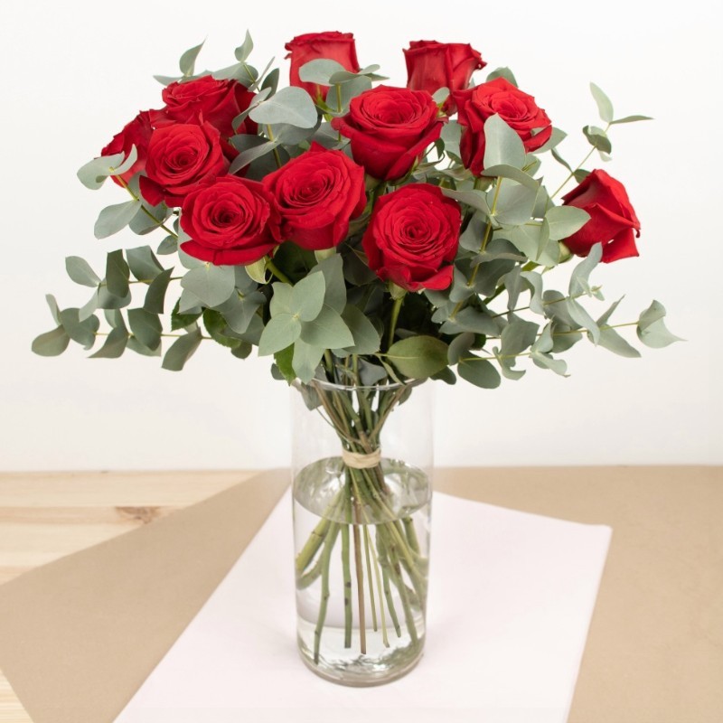 BOUQUET DE ROSES ROUGES SAINT VALENTIN