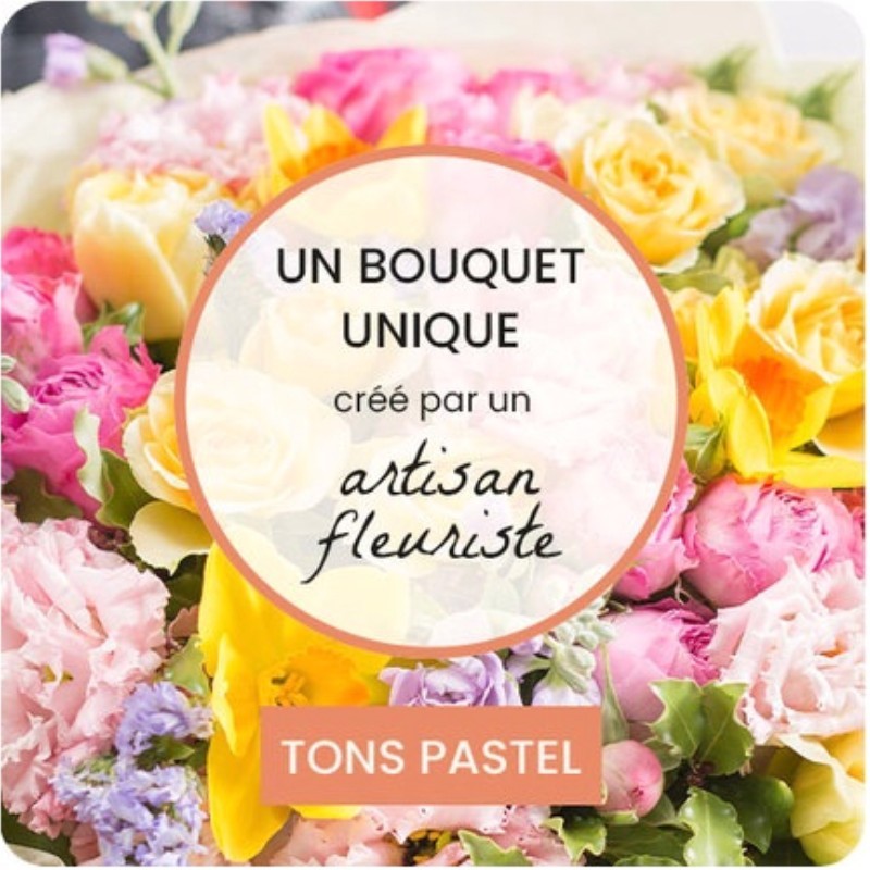 BOUQUET MULTICOLORE SURPRISE DU FLEURISTE